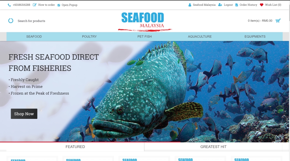 Seafood Malaysia Marketplace - Malaysia Website Awards 2017Malaysia